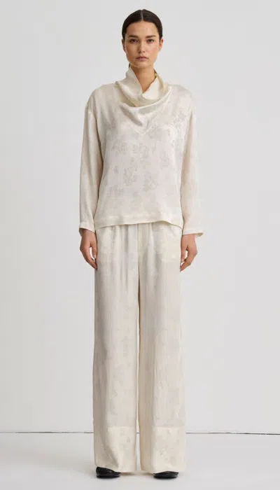 Smythe Pull On Fluid Pant In White