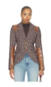 Smythe Saddle-patch Equestrian Blazer In Multi