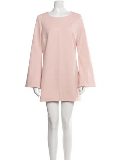 Pre-owned Smythe Scoop Neck Mini Dress W/ Tags In Pink