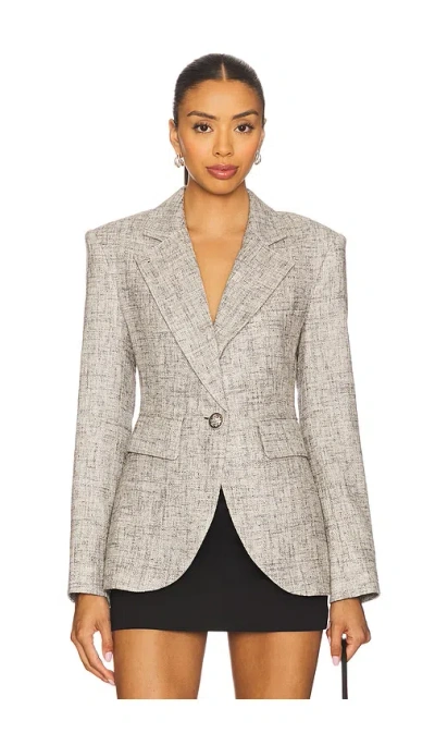 Smythe Seamed Blazer In Neutral