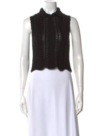 Pre-owned Smythe Sleeveless Top W/ Tags In Black