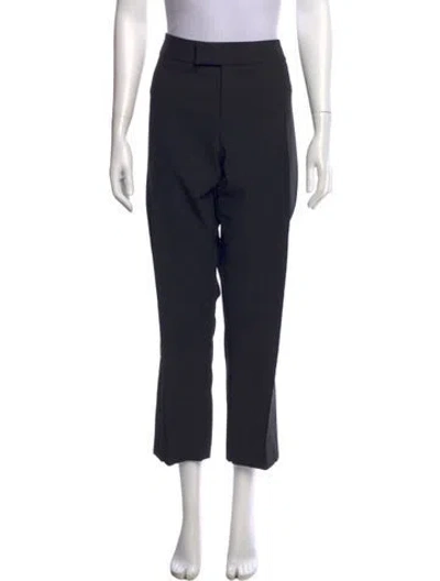 Pre-owned Smythe Straight Leg Pants In Black
