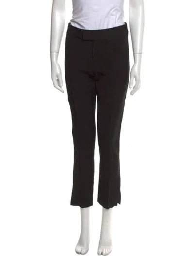 Pre-owned Smythe Straight Leg Pants In Black