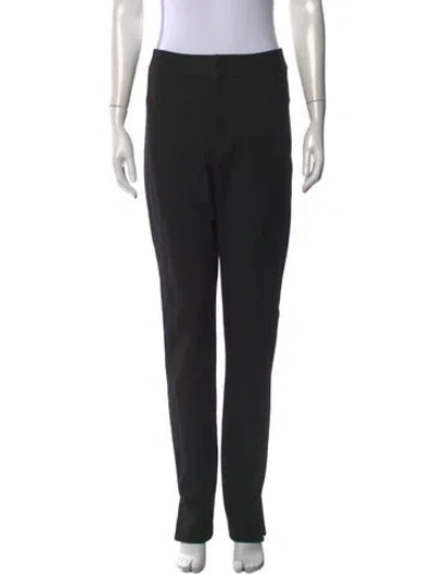 Pre-owned Smythe Straight Leg Pants In Black