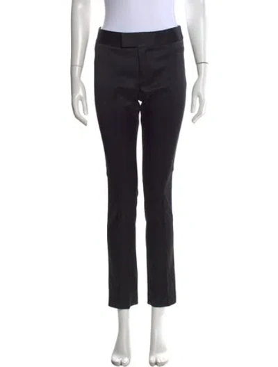 Pre-owned Smythe Straight Leg Pants In Black
