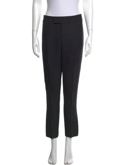 Pre-owned Smythe Straight Leg Pants In Black