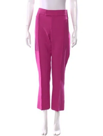 Pre-owned Smythe Straight Leg Pants In Purple