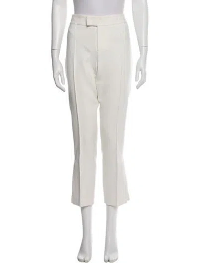 Pre-owned Smythe Straight Leg Pants In White
