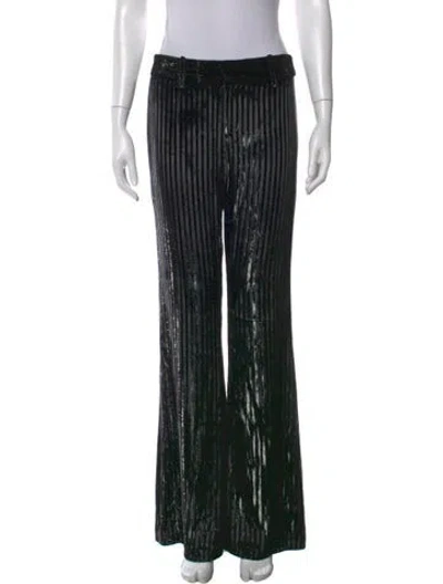 Pre-owned Smythe Striped Flared Pants In Multi