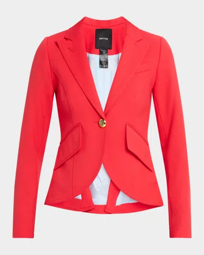Smythe Tailored Single-breasted Blazer In Punch