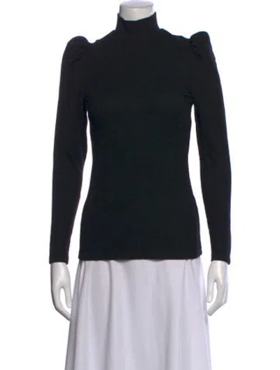 Pre-owned Smythe Turtleneck Long Sleeve Top In Black