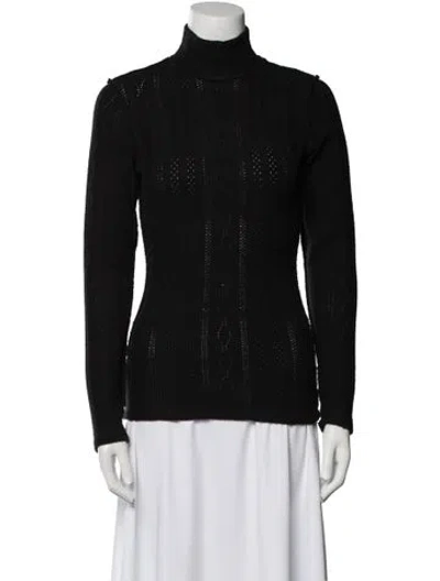 Pre-owned Smythe Turtleneck Sweater In Black
