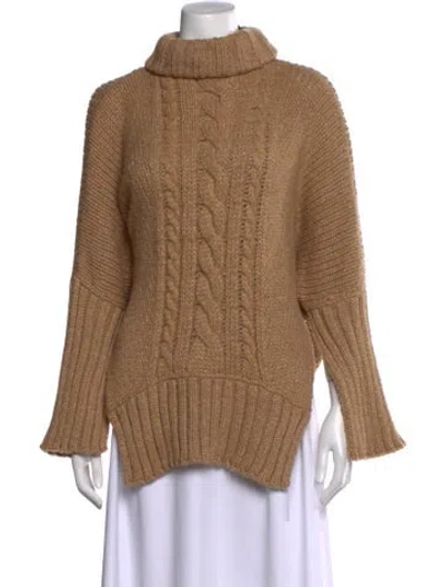 Pre-owned Smythe Turtleneck Sweater In Neutral
