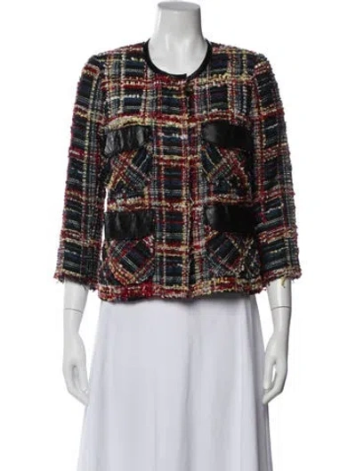 Pre-owned Smythe Tweed Pattern Evening Jacket In Multi