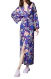 Smythe Twist Violet Floral Midi Dress