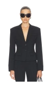 Smythe Two Button Tillie Blazer In Black