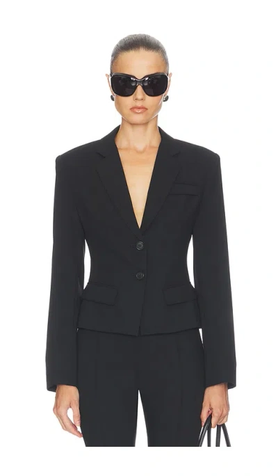 Smythe Two Button Tillie Blazer In Black