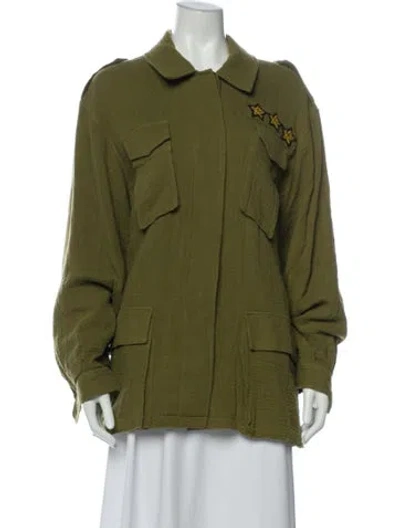 Pre-owned Smythe Utility Jacket In Green