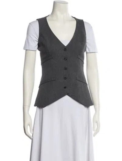Pre-owned Smythe Vest In Gray