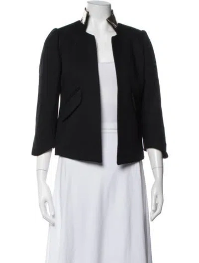 Pre-owned Smythe Virgin Wool Blazer In Black