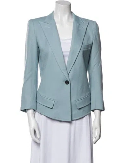 Pre-owned Smythe Virgin Wool Blazer In Blue