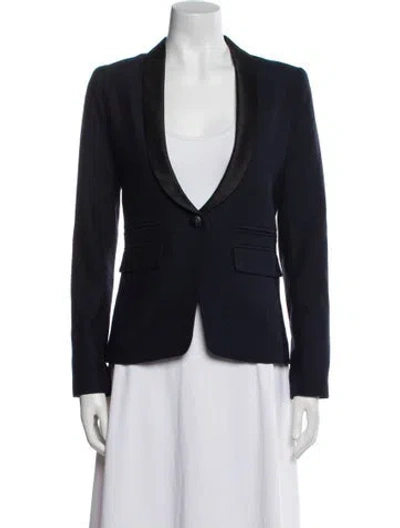 Pre-owned Smythe Virgin Wool Blazer In Blue
