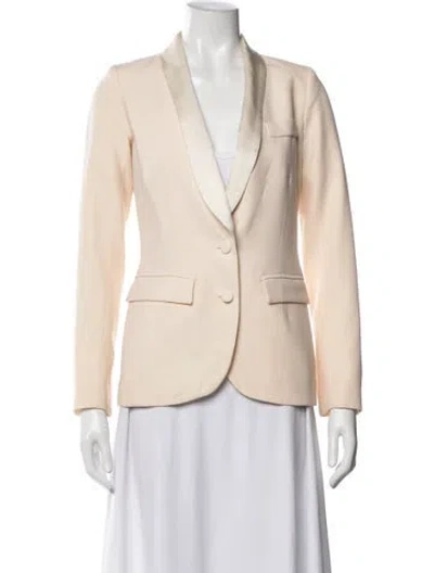 Pre-owned Smythe Virgin Wool Blazer In Neutrals