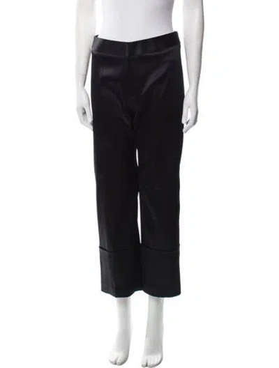 Pre-owned Smythe Wide Leg Pants In Black