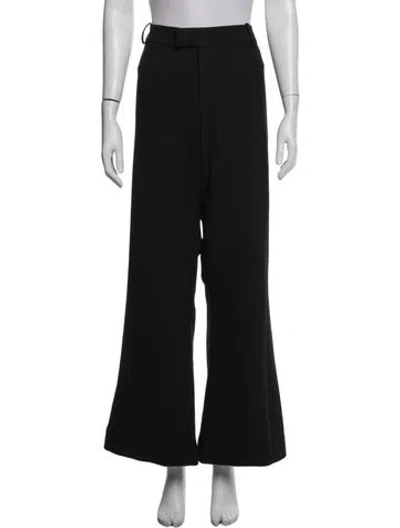 Pre-owned Smythe Wide Leg Pants In Black