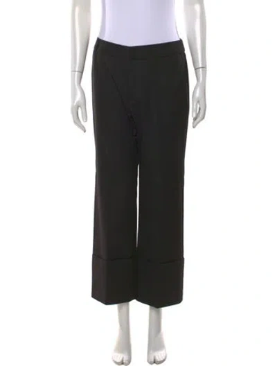 Pre-owned Smythe Wide Leg Pants In Black