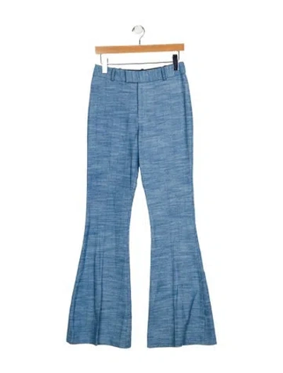 Pre-owned Smythe Wide Leg Pants In Blue