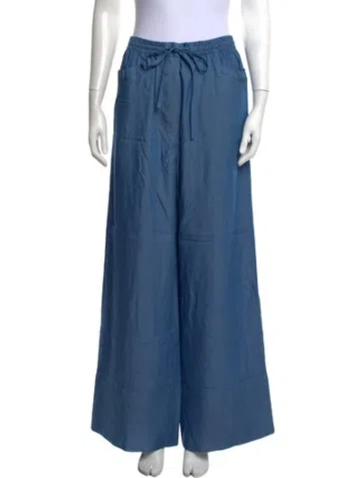 Pre-owned Smythe Wide Leg Pants In Blue