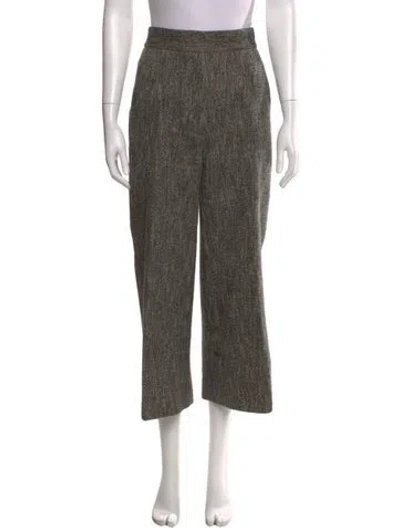 Pre-owned Smythe Wide Leg Pants In Brown