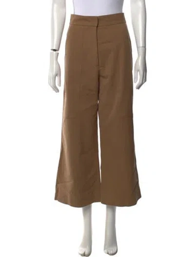 Pre-owned Smythe Wide Leg Pants In Brown
