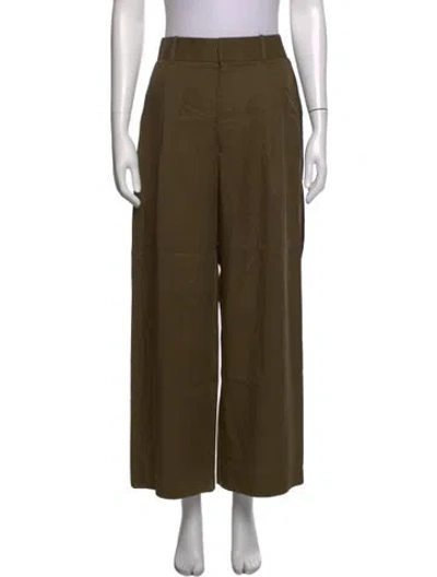 Pre-owned Smythe Wide Leg Pants In Green
