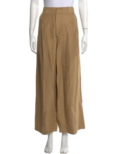 Pre-owned Smythe Wide Leg Pants In Neutrals