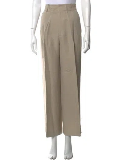 Pre-owned Smythe Wide Leg Pants In Neutrals