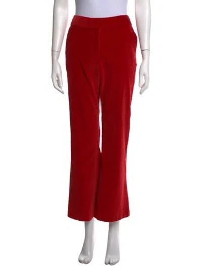 Pre-owned Smythe Wide Leg Pants In Red