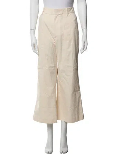 Pre-owned Smythe Wide Leg Pants W/ Tags In Neutrals