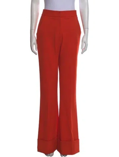 Pre-owned Smythe Wide Leg Pants W/ Tags In Orange