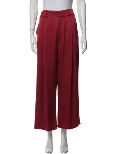 Pre-owned Smythe Wide Leg Pants W/ Tags In Red