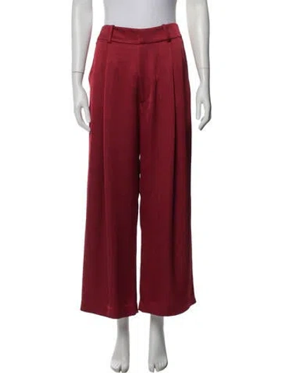 Pre-owned Smythe Wide Leg Pants W/ Tags In Red