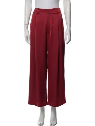 Pre-owned Smythe Wide Leg Pants W/ Tags In Red