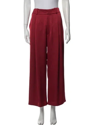Pre-owned Smythe Wide Leg Pants W/ Tags In Red