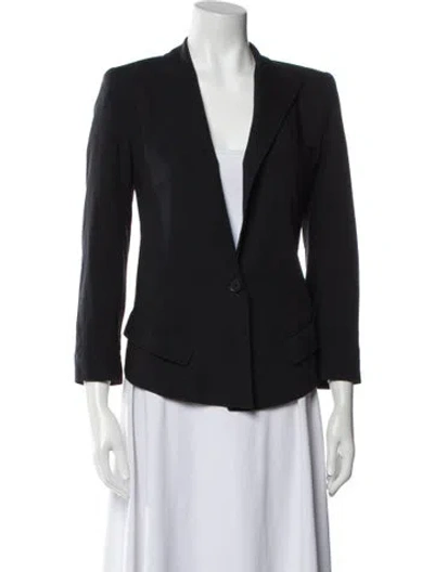 Pre-owned Smythe Wool Blazer In Black