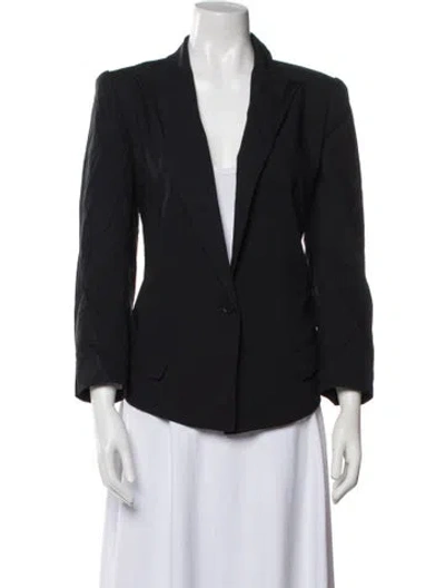 Pre-owned Smythe Wool Blazer In Black