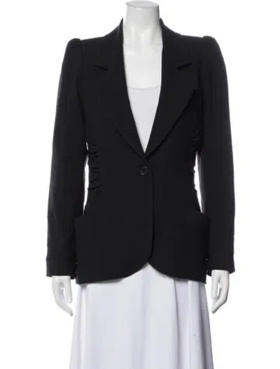 Pre-owned Smythe Wool Blazer In Black