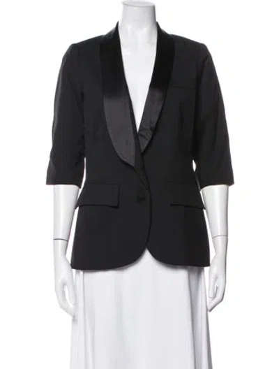 Pre-owned Smythe Wool Blazer In Black