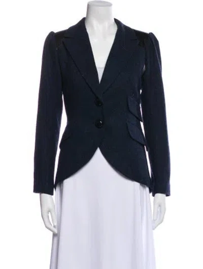 Pre-owned Smythe Wool Blazer In Blue