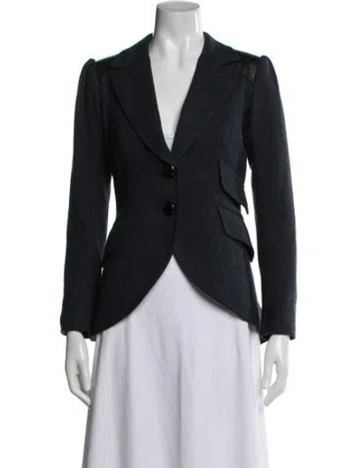 Pre-owned Smythe Wool Blazer In Blue